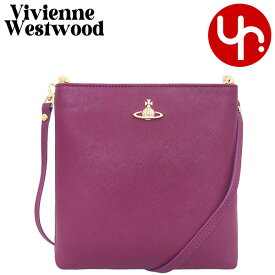 ヴィヴィアン ウエストウッド Vivienne Westwood バッグ ショルダーバッグ 51160005 L001N パープル 特別送料無料 スクワイア サフィアーノ レザー スクエア クロスボディーレディース ブランド 通販 斜めがけ 2025SS