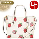 コーチ COACH バッグ ショルダーバッグ FCAL66 CAL66 チョークマルチ 特別送料無料 モリー ストロベリー プリント コーテッド キャンバス トート 25 アウトレット品レディース ブランド 通販 斜めがけ 旅行 通勤 2025SS