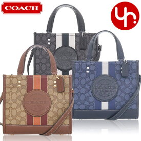 コーチ COACH バッグ トートバッグ FC8417 C8417 特別送料無料 シグネチャー ジャガード ストライプ COACH ロゴ パッチ デンプシー トート 22 アウトレット品レディース ブランド 通販 斜めがけ 通勤 旅行 2023AW