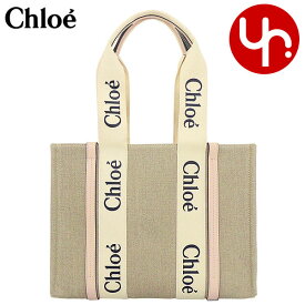 【48時間限定ポイント2倍】クロエ chloe バッグ トートバッグ CHC22AS383 I26 セメントピンク 特別送料無料 WOODY ウッディ リネン キャンバス ロゴ リボン ミディアム トートレディース ブランド 通販 通勤 2023AW