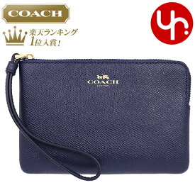 【24時間限定ポイント2倍】コーチ COACH 小物 ポーチ F58032 58032 ミッドナイト 特別送料無料 コーチ ラグジュアリー クロスグレーン レザー コーナー ジップ リストレット アウトレットレディース ブランド 通販