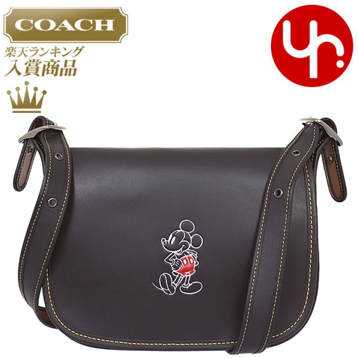 楽天市場 コーチ Coach バッグ ショルダーバッグ F ブラック 特別送料無料 コーチ コーチ ディズニー コラボ ミッキーマウス レザー パトリシア サドル バッグ 23 アウトレットレディース ブランド 通販 斜めがけ 21 バレンタイン インポートコレクションｙｒ