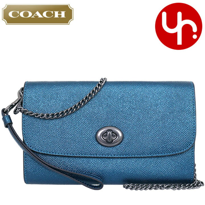 COACH コーチ チェーンバッグ ターンロック F22828