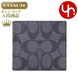 コーチ COACH 財布 二つ折り財布 F66551 66551 特別送料無料 コーチ シグネチャー PVC レザー ID ビルフォールド ウォレット アウトレットメンズ ブランド 通販