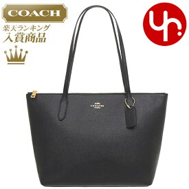 コーチ COACH バッグ トートバッグ F04454 ブラック 特別送料無料 ラグジュアリー クロスグレーン レザー ジップ トップ トート アウトレットレディース ブランド 通販 通勤