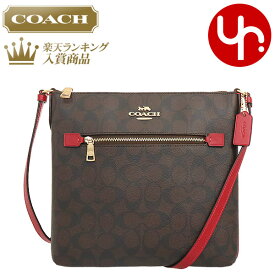 【78時間限定ポイント2倍】コーチ COACH バッグ ショルダーバッグ FC1554 C1554 ブラウン×1941レッド 特別送料無料 ラグジュアリー シグネチャー ローワン ファイル バッグ アウトレットレディース ブランド 通販 斜めがけ