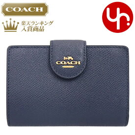 コーチ COACH 財布 二つ折り財布 F06390 6390 特別送料無料 ラグジュアリー クロスグレーン レザー ミディアム コーナー ジップ ウォレット アウトレットレディース ブランド 通販 L型