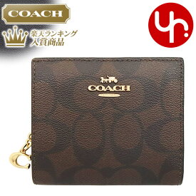 コーチ COACH 財布 二つ折り財布 FC3309 C3309 特別送料無料 ラグジュアリー シグネチャー PVC レザー C チャーム スナップ ラウンド ジップ ウォレット アウトレット品レディース ブランド 通販