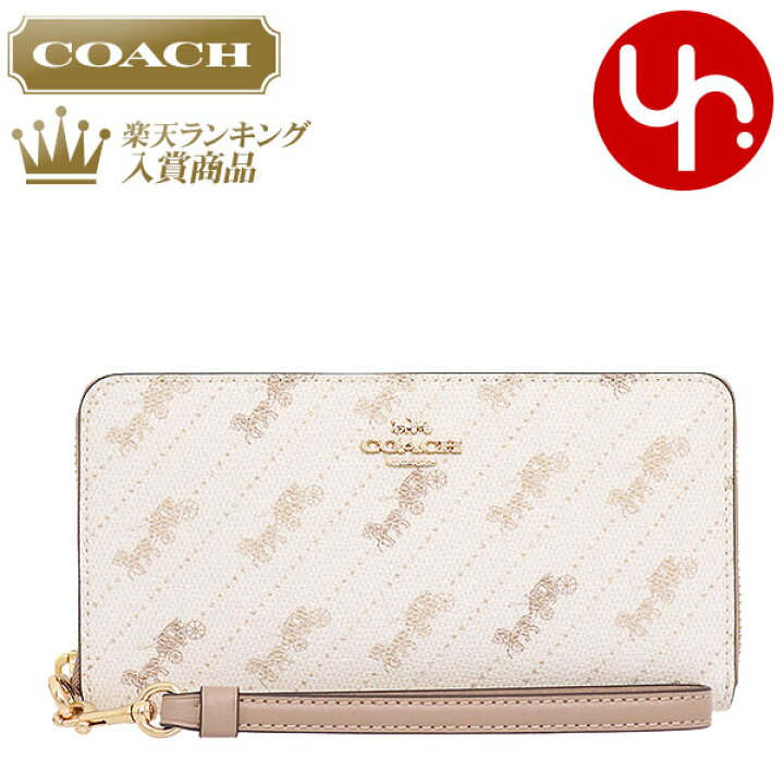 楽天市場】コーチ COACH 財布 長財布 FC3547 C3547 クリーム 特別送料 