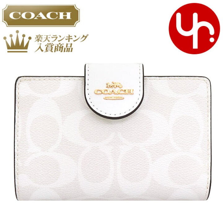 楽天市場】コーチ COACH 財布 二つ折り財布 FC0082 C0082 チョーク 