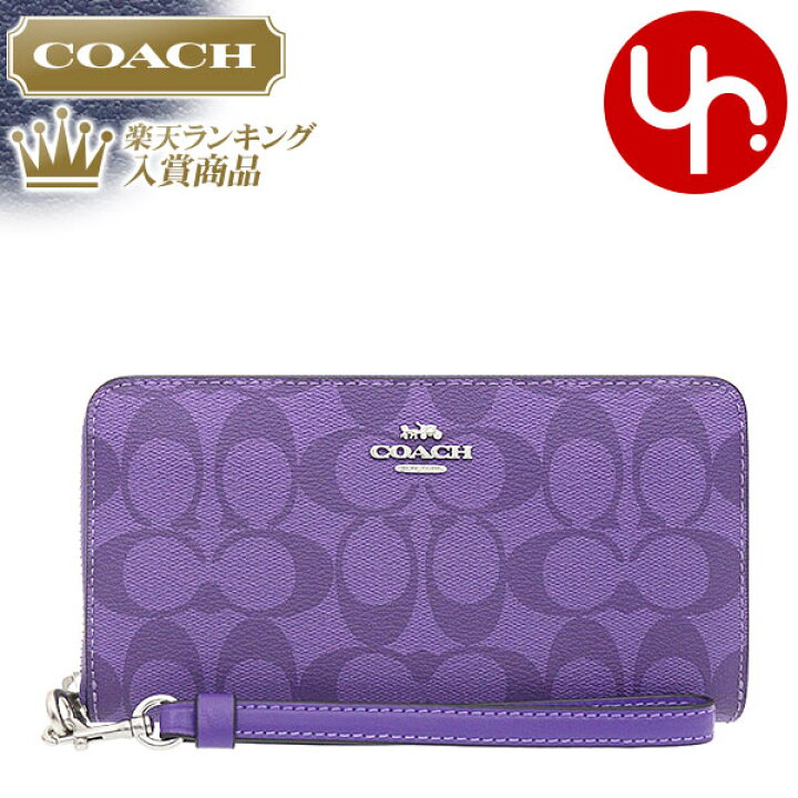 楽天市場】コーチ COACH 財布 長財布 FC4452 C4452 スポーツパープル 