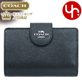 コーチ COACH 財布 二つ折り財布 FCF233 CF233 特別送料無料 ラグジュアリー パテント クロスグレーン レザー ミディアム コーナー ジップ ウォレット アウトレット品レディース ブランド 通販 L型 2022AW