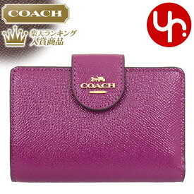 コーチ COACH 財布 二つ折り財布 FCF233 CF233 特別送料無料 ラグジュアリー パテント クロスグレーン レザー ミディアム コーナー ジップ ウォレット アウトレット品レディース ブランド 通販 L型 2022AW