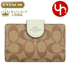 【48時間限定ポイント2倍】コーチ 財布 二つ折り財布 COACH FC0082 C0082 特別送料無料 ラグジュアリー シグネチャー PVC レザー ミディアム コーナー ジップ ウォレット アウトレットレディース ブランド 通販 L型