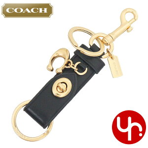 COACH 49314 Trigger Snap Bag Charm Signature Canvas Key Ring Khaki