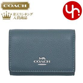 【72時間限定ポイント2倍】コーチ COACH 財布 三つ折り財布 FCM238 CM238 デニム 特別送料無料 スムース レザー マイクロ ウォレット アウトレット品レディース ブランド 通販 L型 2024SS