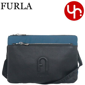 フルラ FURLA バッグ ショルダーバッグ ME00060 BX0320 ブルージェイ×ネロ 1800S BLU JAY NERO 特別送料無料 メン アーバン ナイロン エクストラ ラージ クロスボディー ポーチメンズ レディース ブランド 通販 斜めがけ 2023SS