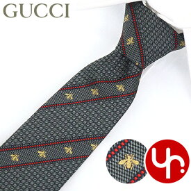 【78時間限定ポイント2倍】グッチ GUCCI アパレル ネクタイ 451528 4E002 特別送料無料 LABOUR ビー ウェブ ライン ストライプ シルク ネクタイメンズ ブランド 通販