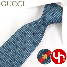 グッチ GUCCI アパレル ネクタイ 456510 4E002 ブルー×ブルーレッド 特別送料無料 HENAN ビー ウェブ ストライプ シルク ネクタイメンズ ブランド 通販 2021AW