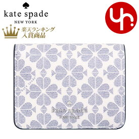 【78時間限定ポイント2倍】ケイトスペード kate spade 財布 二つ折り財布 KG493 特別送料無料 スペード フラワー PVC コーテッド キャンバス スモール バイフォールド ウォレット アウトレット品レディース ブランド 通販 2024SS