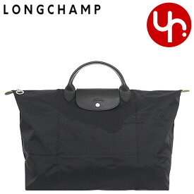 ロンシャン LONGCHAMP バッグ トートバッグ L1624 919 ノワール 特別送料無料 ル プリアージュ グリーン リサイクル キャンバス トップ ハンドル トラベル バッグ Lレディース ブランド 通販 通勤 旅行 2023AW