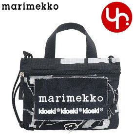 マリメッコ Marimekko バッグ ショルダーバッグ 92210 ブラック×ホワイト 特別送料無料 KIOSKI キオスキ ファニー クロスポケット ショルダーバッグレディース ブランド 通販 斜めがけ 2023AW