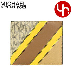 【24時間限定ポイント2倍】マイケルコース MICHAEL KORS 財布 二つ折り財布 36R3LCOF3U 特別送料無料 クーパー シグネチャー W ビルフォールド コイン ポケット ウォレット アウトレット品メンズ ブランド 通販 2023SS