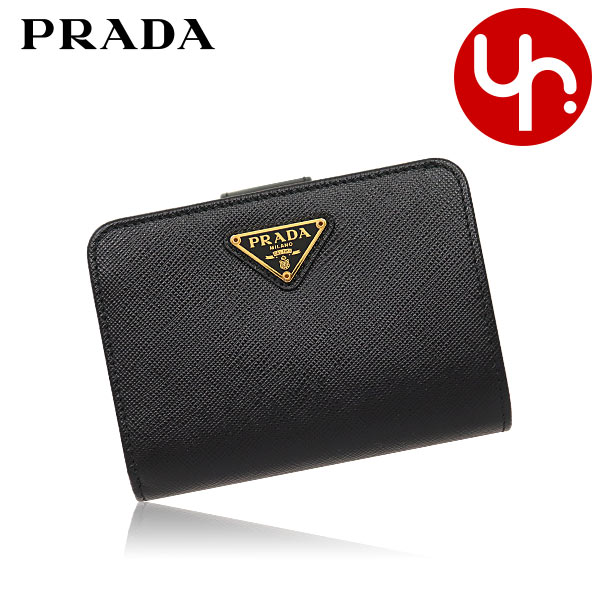 【楽天市場】プラダ PRADA 財布 二つ折り財布 1ML018 QHH ネロ 