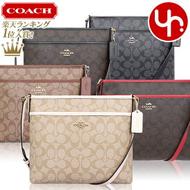 【76時間限定ポイント2倍】コーチ COACH バッグ ショルダーバッグ F29210 29210 特別送料無料 コーチ ラグジュアリー シグネチャー PVC レザー ジップ ファイル クロスボディー バッグ アウトレットレディース ブランド 通販 斜めがけ