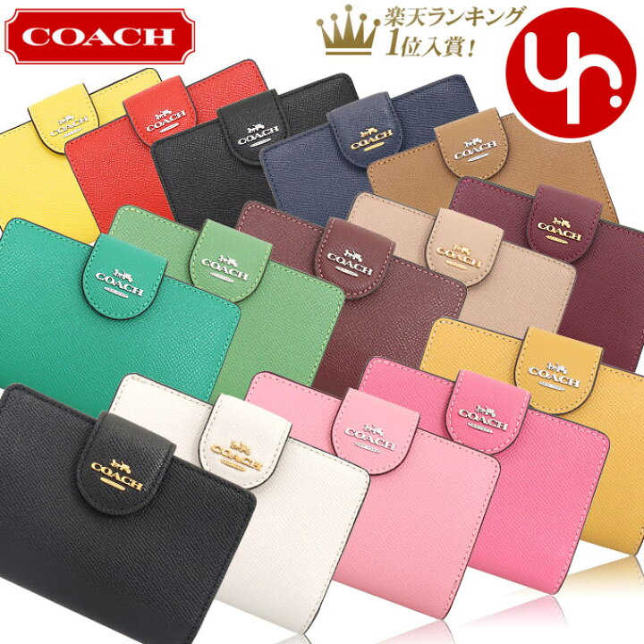 楽天市場】コーチ COACH 財布 二つ折り財布 F06390 6390 特別送料無料 