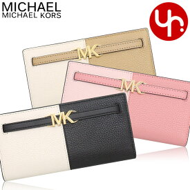 【ポイント10倍 6/4 21時-6/6 0時迄】マイケルコース MICHAEL KORS 財布 長財布 35F3G6RE3L 特別送料無料 リード カラーブロック レザー ラージ スナップ ウォレット アウトレット品レディース ブランド 通販 薄型 2023AW タイムセール