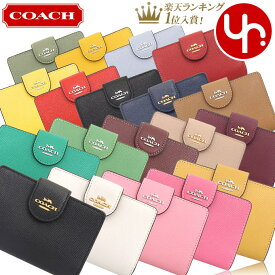 コーチ COACH 財布 二つ折り財布 F06390 6390 特別送料無料 ラグジュアリー クロスグレーン レザー ミディアム コーナー ジップ ウォレット アウトレットレディース ブランド 通販 L型 2021SS