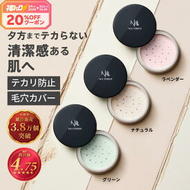 【今だけP10倍!】NULL フェイスパウダー メンズ テカリ防止 毛穴隠し 毛穴 カバー 皮脂吸着 テカリ 皮脂 抑制 ナチュラル トーンアップ メイク崩れ 防止 肌荒れ防止 赤み カバー 透明感 大容量 さらさら Tゾーン 頬 鼻用 ルースパウダー ベージュ/グリーン/パープル