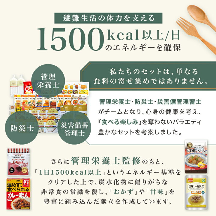 楽天市場】【期間限定 ポイント5倍】非常食 セット 1人 7日分 長期保存 
