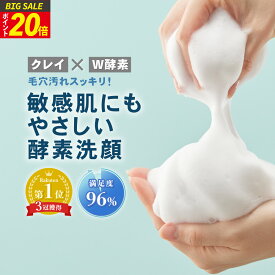 【今だけP20倍!】酵素洗顔 【3本購入で1本無料】　濃密 泡 洗顔 フォーム 泥 医薬部外品 薬用 低刺激 つっぱらない 無添加 乾燥肌 敏感肌 コラーゲン セラミド 毛穴 黒ずみ 角質 角栓 除去 大人 ニキビ 肌荒れ 予防 いちご鼻 保湿 くすみ メンズ レディース NALC ナルク