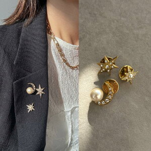 �yADER. bijoux �A�f���r�W���[�zMOON��STAR brooch 3 set/�u���[�`