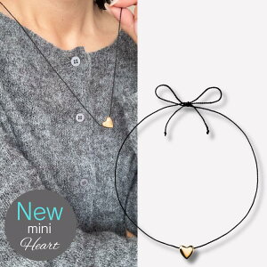�yANNIKA INEZ �A�j�J�C�l�Y�zNew mini Gold Heart �l�b�N���X�@�S�[���h