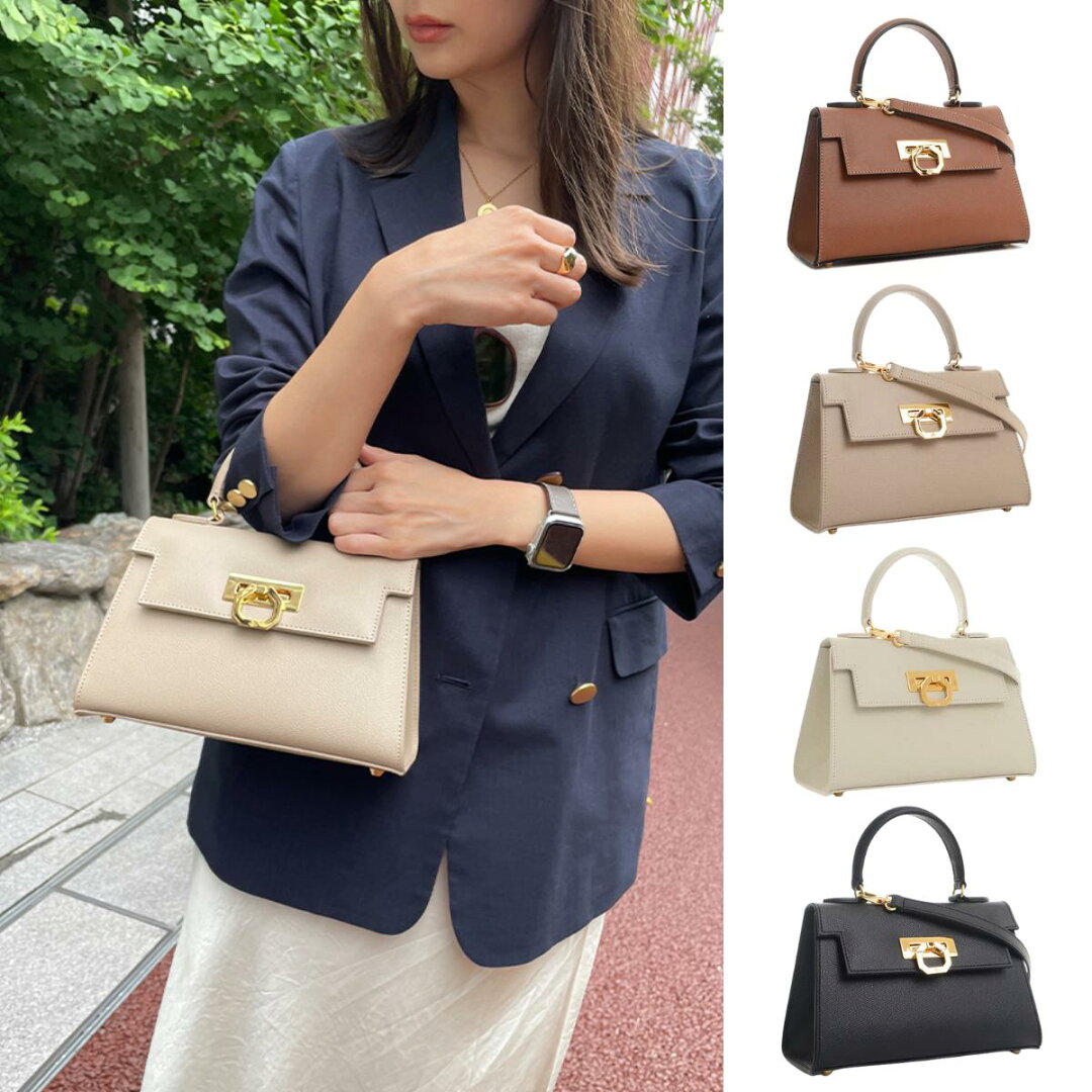 【CARBOTTI カルボッティ】正規販売店 GRETA グレタ レザー ハンドバッグ ショルダーバッグ オケージョン セレモニー