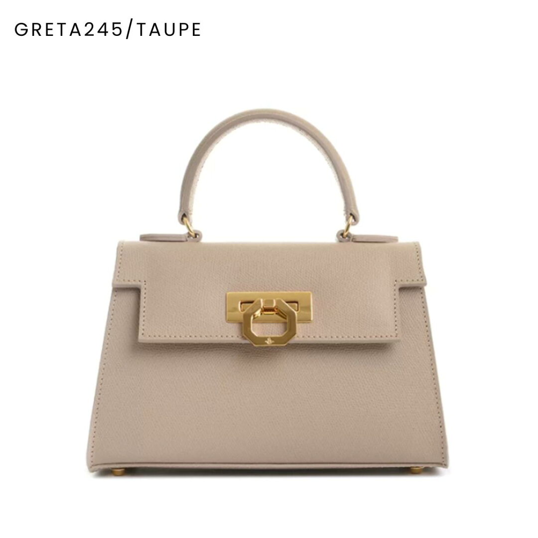【CARBOTTI カルボッティ】正規販売店 GRETA グレタ レザー ハンドバッグ ショルダーバッグ オケージョン セレモニー - メイン画像 3