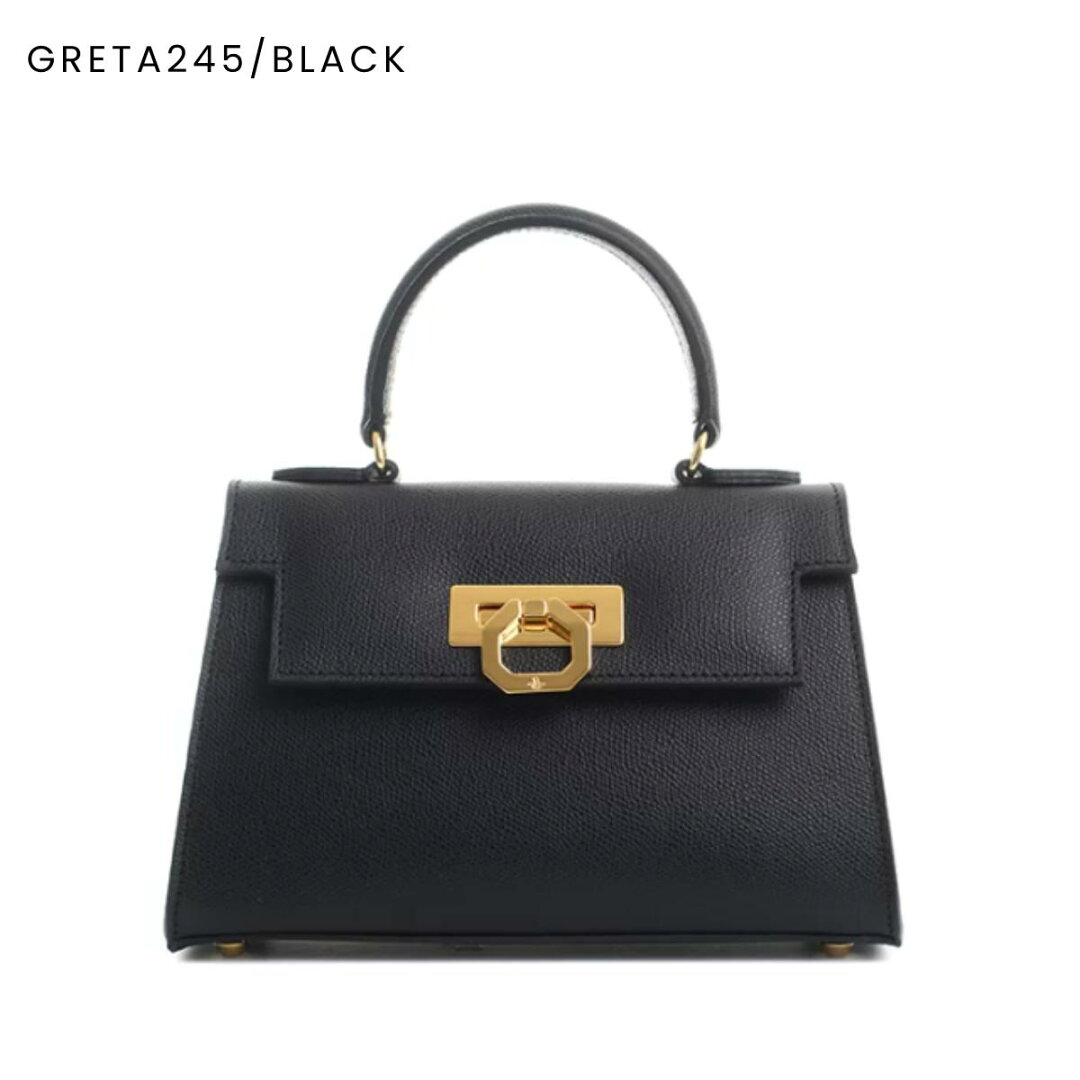 【CARBOTTI カルボッティ】正規販売店 GRETA グレタ レザー ハンドバッグ ショルダーバッグ オケージョン セレモニー - メイン画像 5