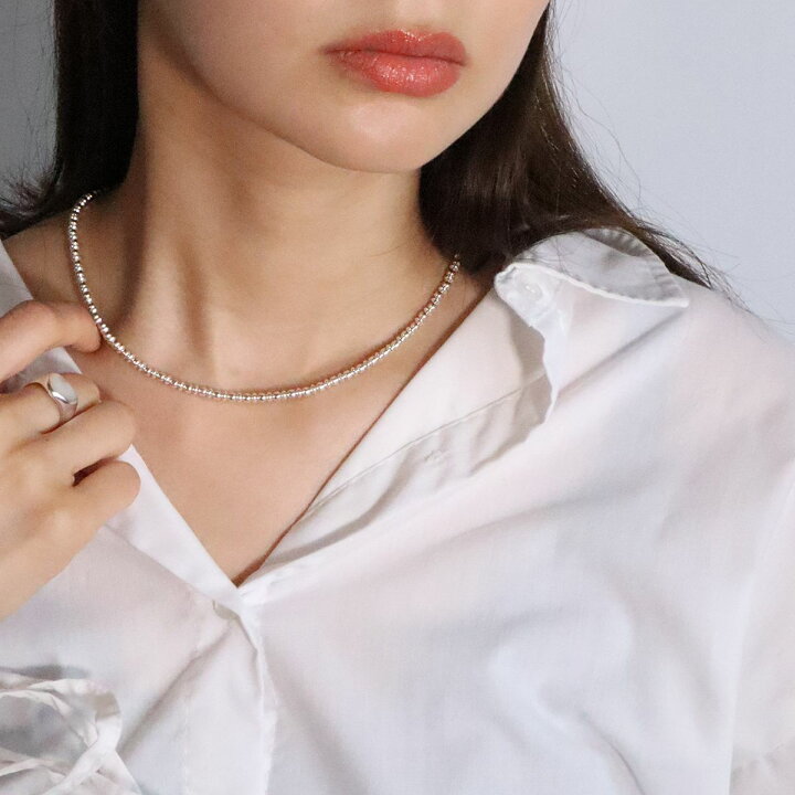 楽天市場】【HARPO ハルポ】 SILVER BOULE ROUND & SAUCER ネックレス 