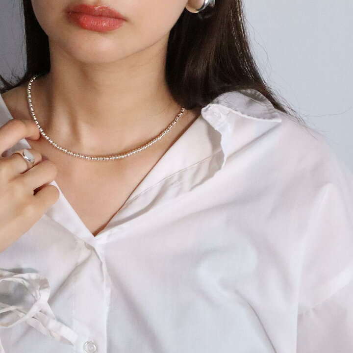 楽天市場】【HARPO ハルポ】 SILVER BOULE ROUND & SAUCER ネックレス 
