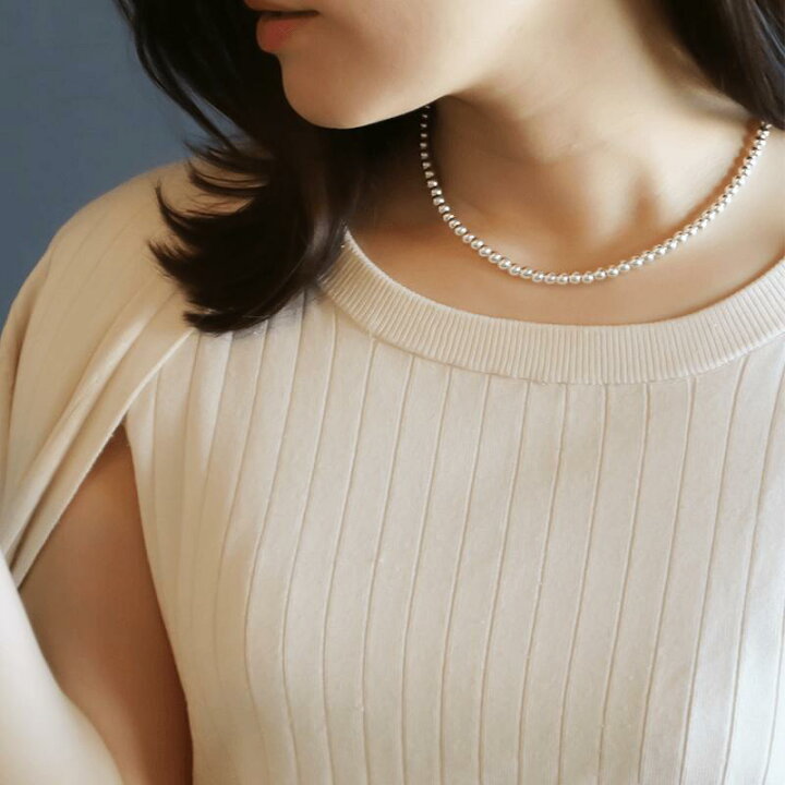 楽天市場】【HARPO ハルポ】 SILVER BOULE ネックレス 5mm×40cm 
