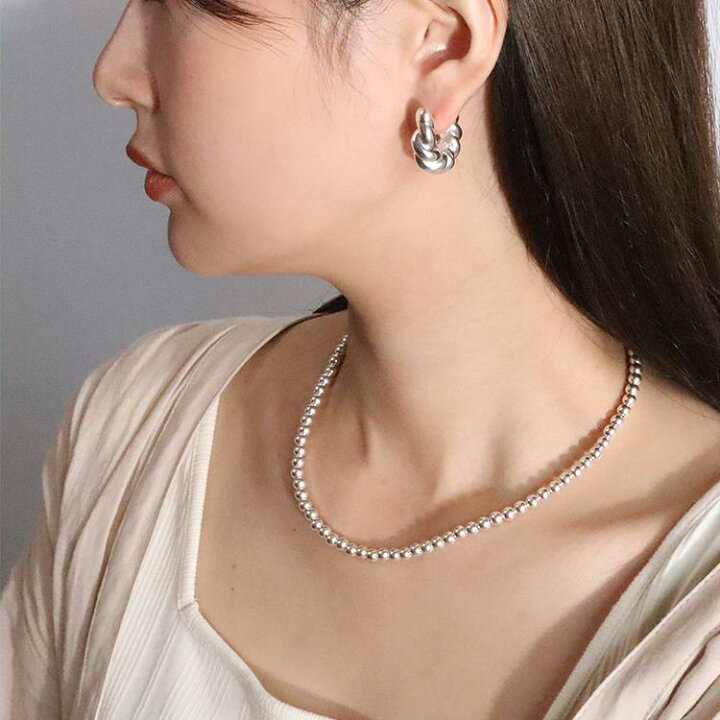 楽天市場】【HARPO ハルポ】 SILVER BOULE ネックレス 5mm×40cm 