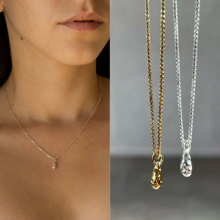楽天市場】【YOSTER ヨースター】 Drop Necklace ネックレス シルバー 