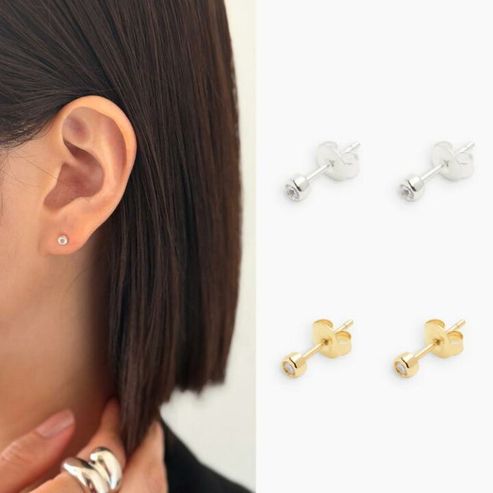 楽天市場】【RAGBAG ラグバッグ】Oda Studs 一粒ピアス ゴールド 