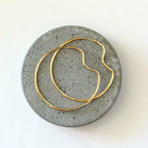 yMARIA BLACK }AubNzCopenhagen 50 Hoop Gold t[vsAX@S[h