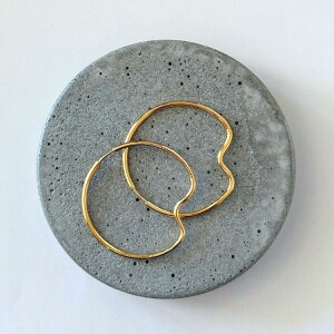 yMARIA BLACK }AubNzCopenhagen 35 Hoop Gold t[vsAX@S[h