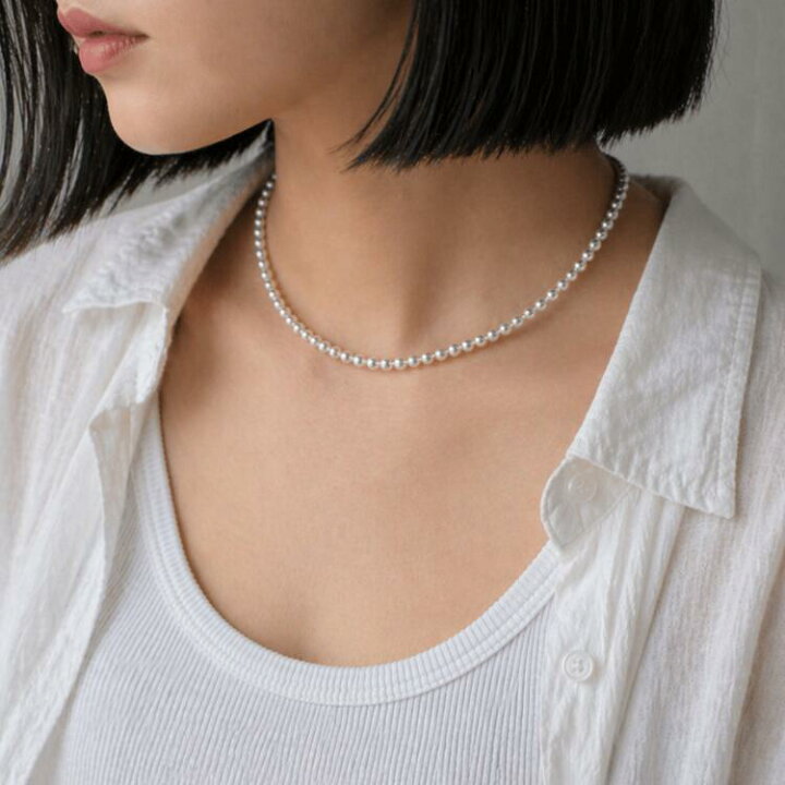 楽天市場】【HARPO ハルポ】 SILVER BOULE ネックレス 5mm×40cm 