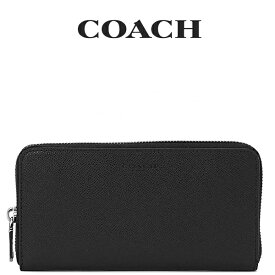 【最大12500円OFFクーポン配布中4/1(月)9:59まで】コーチ COACH アウトレット メンズ 財布 ラウンドジップ長財布 58107 BLK(ブラック)